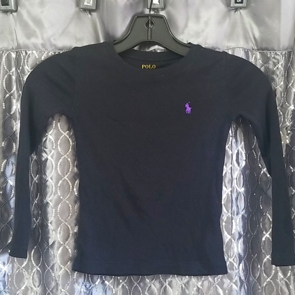 Girls Polo Long Sleeved T-Shirt